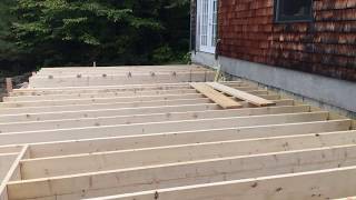 Floor joists and Rim Joist Layout - Addition Build