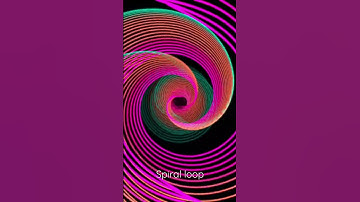 Spiral loop.                                    #nuke #shorts #template #houdini #particles #vfx