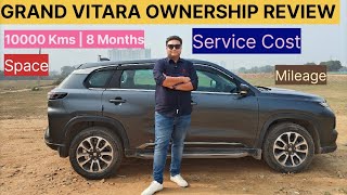 VLOG#28 | Suzuki Grand Vitara ownership Review 10000kms | Third Service Cost | 8 months of ownership