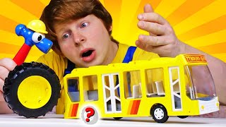 Автомастерская: чиним игрушки ОНЛАЙН 🔴 Видео про машинки для детей Ой Сломалось