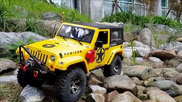 MST CFX Jeep Rubicon Metal Front Bumper & Metal 80mm Dual Shock TEST