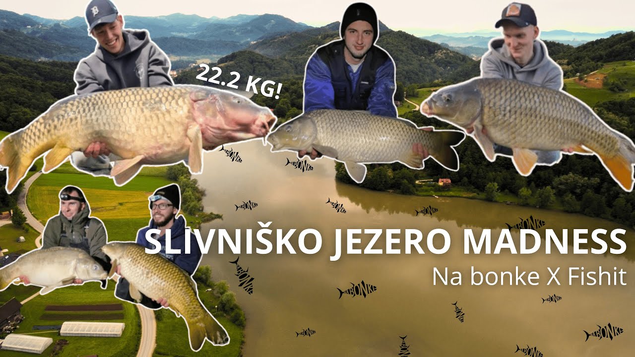 Slivniško jezero ribolov - Na bonke X Fishit (padla je Rozika!)