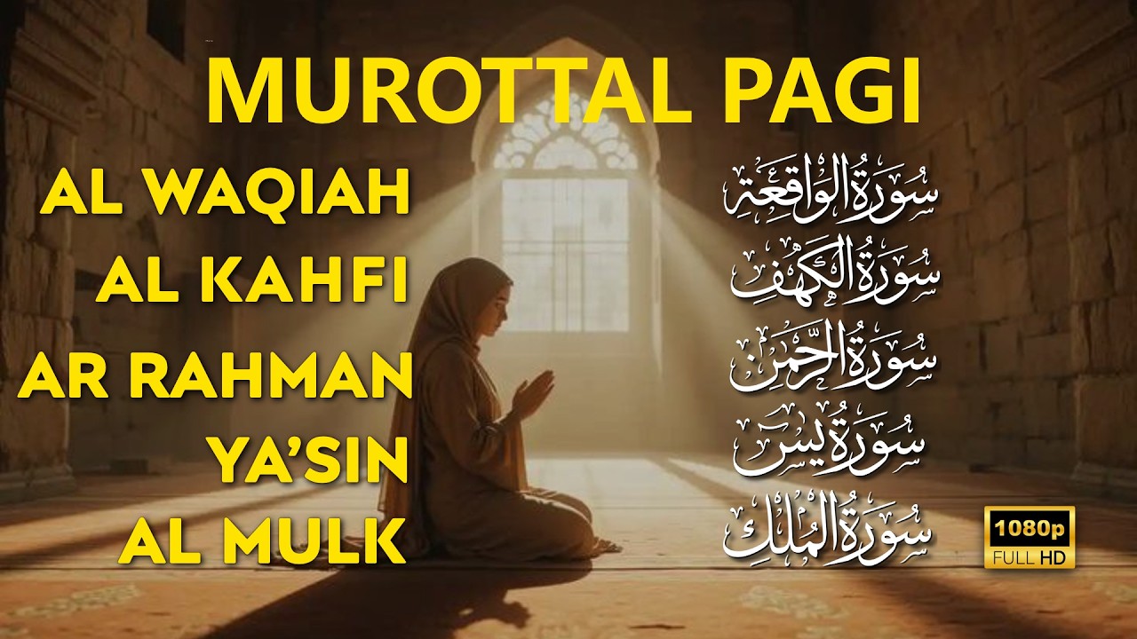 Al Quran Di Pagi Hari Surah Al Waqiah, Al Kahfi,Yasin, Ar Rahman, Al Mulk by Alaa Aqel