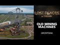 Old mining machines - GROßPÖSNA | Lost Places by Drone (DJI Mavic 2 Pro, aerial video)