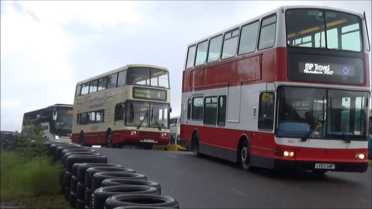 Buses departing Showbus Sept 2017