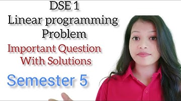 Important Question Paper (DSE 1) LPP semester 5