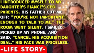 “YOU’RE NOT IMPORTANT ENOUGH!” My Daughter’s Fiancé’s Father Said—Then I Canceled… | Family Stories