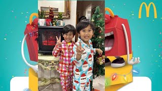 Asher and Aaron' birthday party in McDonalds Singapore!