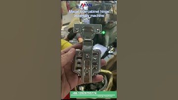 #Yanman cabinet hinges semi automatic riveting machine #Yanman