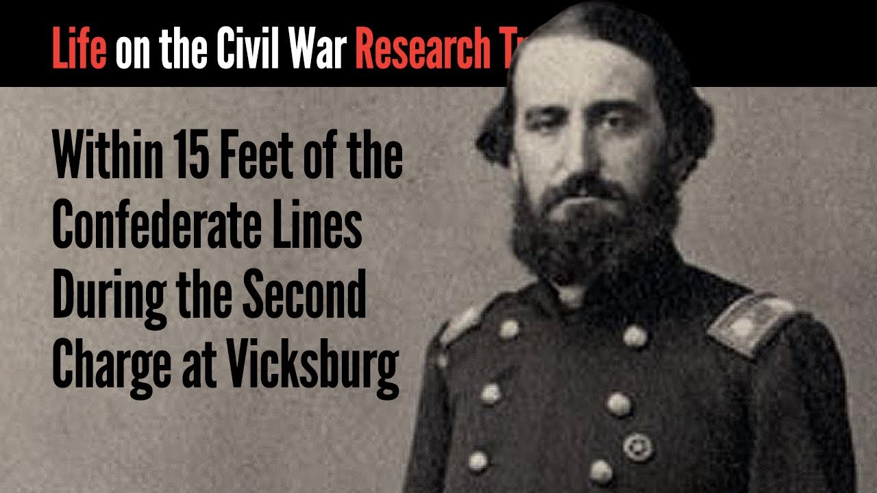 Within 15 Feet of the Confederate Entrenchments During the Second Charge at Vicksburg