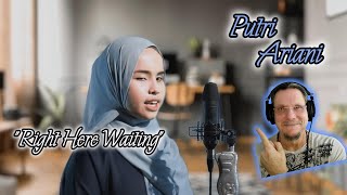 Putri Ariani | Right Here Waiting (Cover) | First Time Reaction.