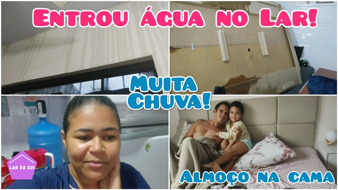 CHOVENDO MUITO POR AQUI! ENTROU ÁGUA NA TV. 😔 Edijane Silva