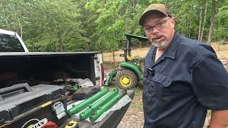 Intalling Hydrosplus Tilt cylinders on John Deere 2032R