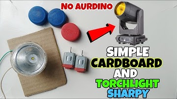 How To Make Sharpy  Light  With TorchLight And Cardboard  || Simple Sharpy Light  At Home