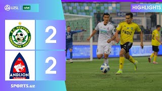 Neftchi - Andijon 2:2. Barcha xavfli vaziyatlar, penalti va gollar. HIGHLIGHTS