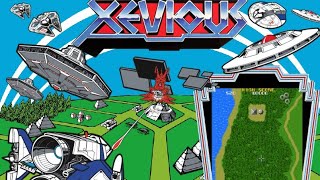 Xevious (4K) Arcade M.A.M.E Gameplay