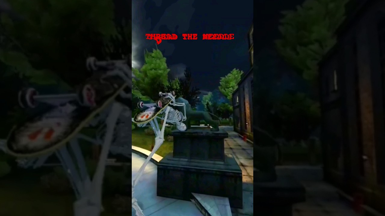 A spooky Thread the needle 