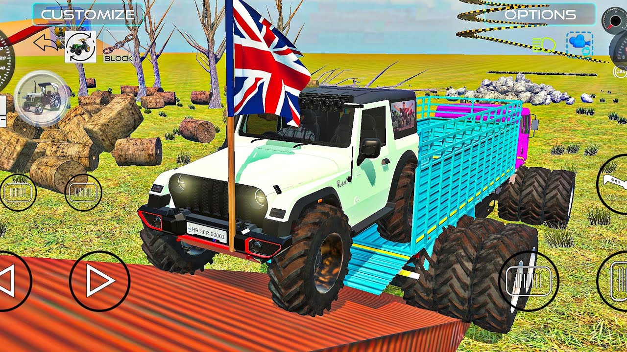 Loading Thar 4x4 in Dumper4x4🔥 