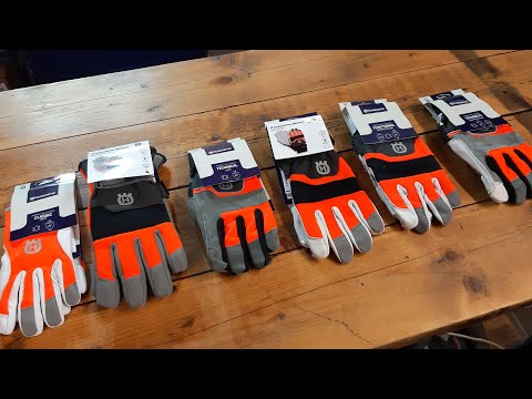 Working gloves for chain saw HUSQVARNA ,Protective gloves for chainsaw