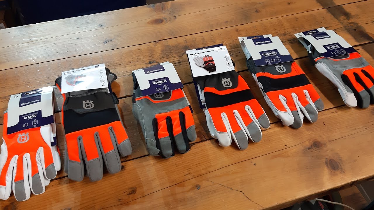 Working gloves for chain saw HUSQVARNA ,Protective gloves for chainsaw