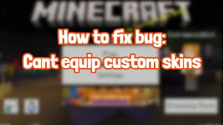 How To Fix Bug Cant Use Custom Skin. screenshot 5