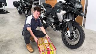 Unbox đồ chơi Option719 cho R1250 GS/GSA #thanhtungmotorradlongbien