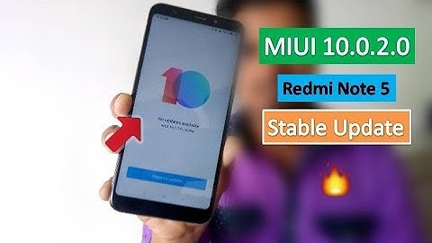 How to Update MIUI 10.0.2.0 Stable Update in Redmi Note 5 | MIUI 10.0.2.0 Update in Redmi Note 5