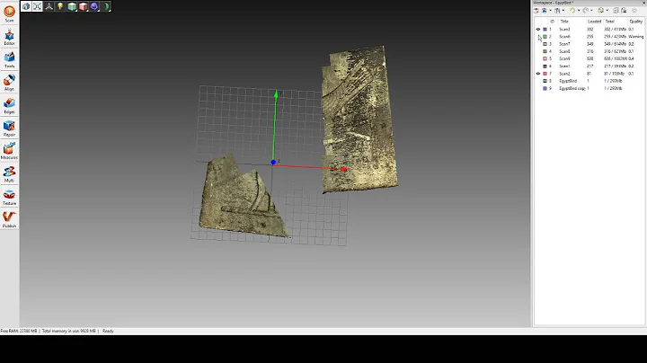 5   Aligning Multiple Scans of a Single Object with Artec Studio