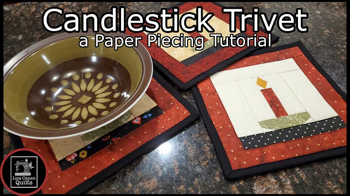 Candlestick Trivet - Foundation Paper Piecing with...