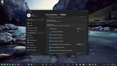 How To Change Taskbar Alignment In Windows 11 (Left Align, Center Align)