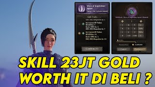 SKILL 23JT GOLD WORTH IT ? NAMBAH STAT DAN W.P NYA BAGUS ? - NIGHT CROWS NFT/P2E