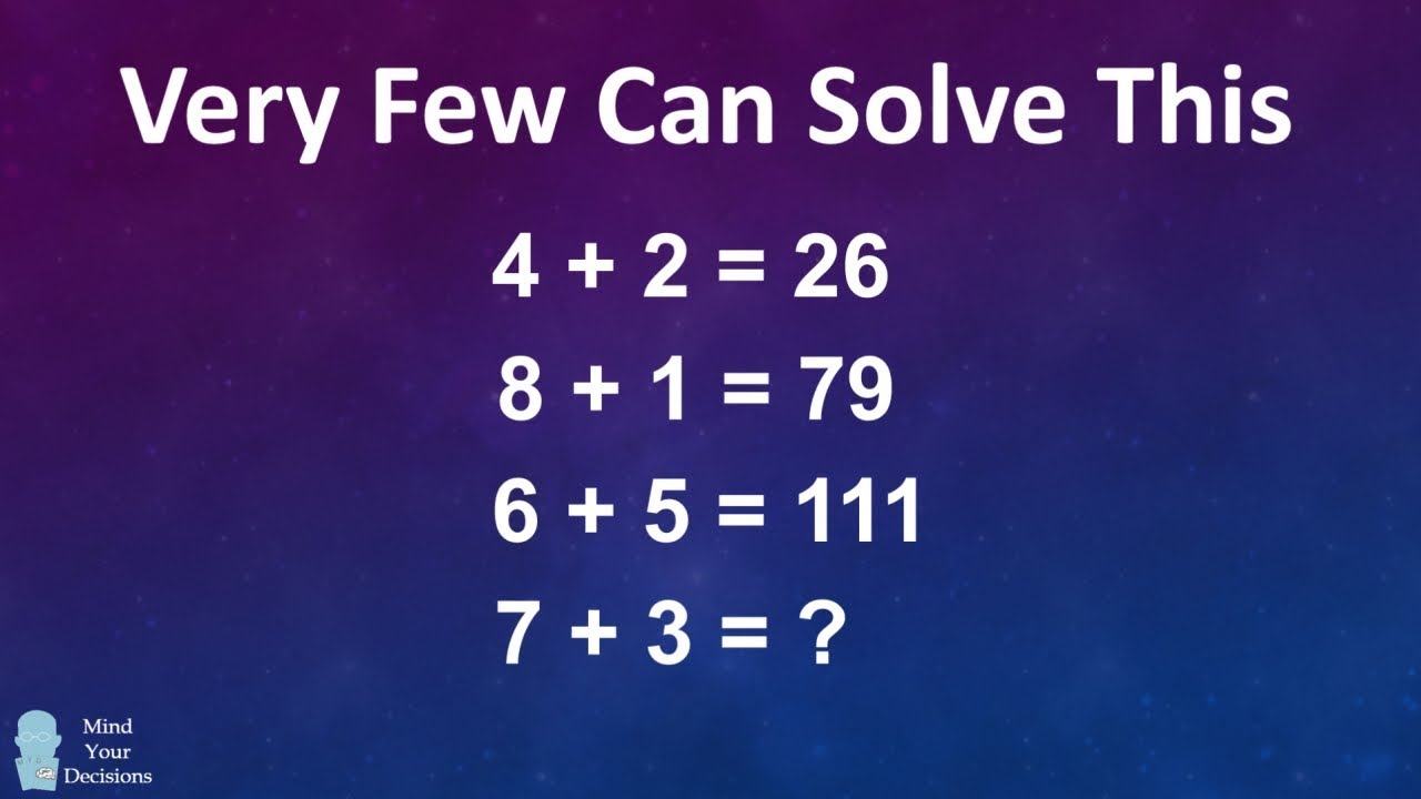 Math Riddle From A Kenyan Bank Youtube