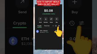 How to Add or import Nexus Token on Trust Wallet or metamask #shorts