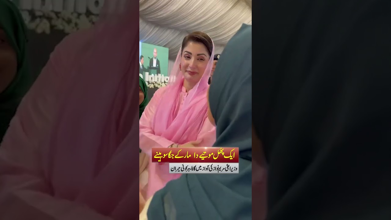 CM Maryam Nawaz Singing Song Video Viral - #maryamnawaz #pmln #nawazsharif