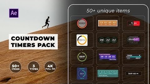 Countdown Timers Pack After Effects Template Videohive 33975859