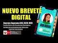 NUEVO BREVETE DIGITAL 2021 | TARJETA DE CIRCULACIÓN ELECTRONICA | CERT. HABILITAC.| D.S.026.2020 MTC