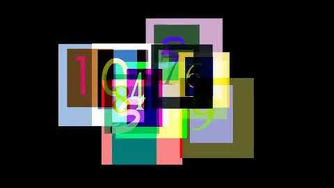 Photoshop Numbers 3 Animation Motion Background Stock Video Footage Free For Editing