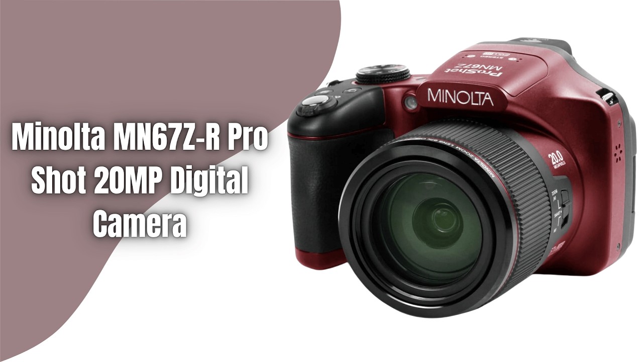 Minolta MN67Z-R Pro Shot 20MP Digital Camera Review | 67x Zoom