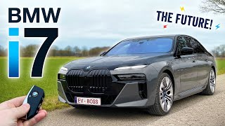 NEW BMW i7 xDrive 60 (536 hp)  POV drive & walkaround