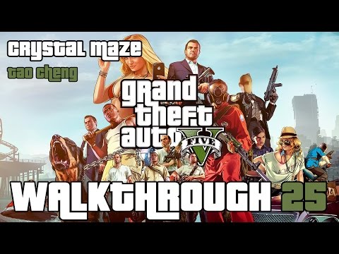 Grand Theft Auto: V PC 100% Gold Medal Walkthrough 25 |Mission 20| (Crystal Maze)