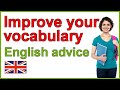 How to improve your English vocabulary