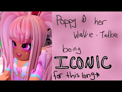 Poppy is actually hot asf #poppy #royalehigh #royalehighroblox #royale, royale  high ooppy walkie talkie