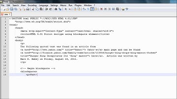 Using The blockquote Element