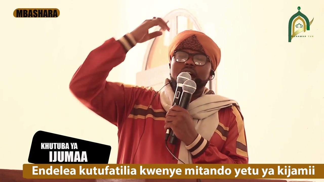 KHUTUBA YA IJUMAA MASJID MADINAH :KISA CHA MASKINI WATATU NA MALAIKA :SHEIKH KAOJA 