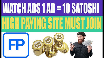Earn FREE Bitcoin Just By Watching ads New Method 2021
