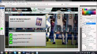 SpeedART | FIFA 13 Ultimate Team Web App Design screenshot 2
