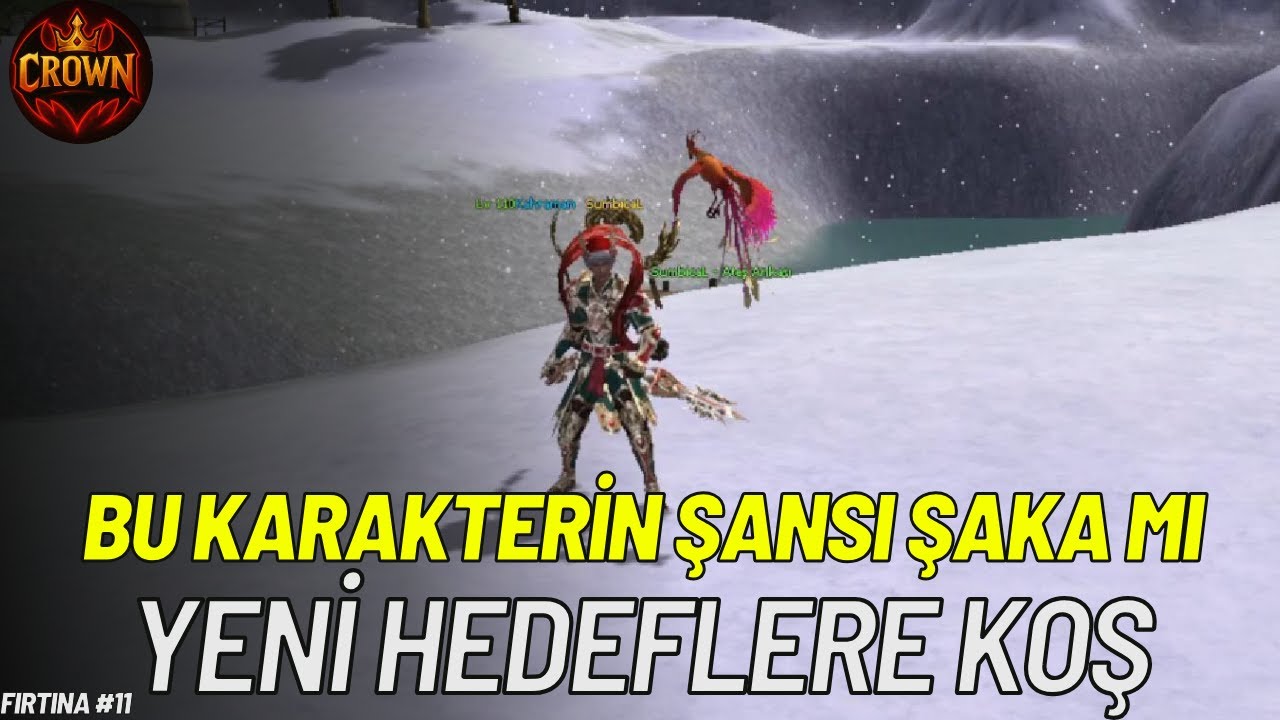 BU FARMI BIRAKTIĞIMA PİŞMAN OLACAĞIM | BU SİLAH ÇOK ŞANSLI | METİN2 TR FIRTINA #11 | CROWN