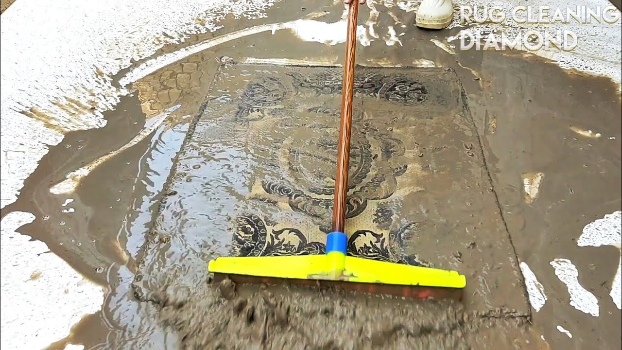 The Rug Left Behind in the Desert After Cleaning Will Surprise You – Carpet Cleaning ASMR