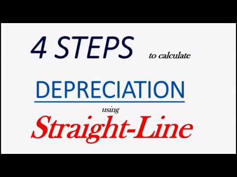 Video: How To Calculate Depreciation On A Straight-line Basis