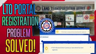 Famous LTO DRIVER'S LICENSE YOU HAVE ENTERED HAS BEEN REGISTERED | LTO PORTAL REGISTRATION PROBLEM SOLVED Profile
